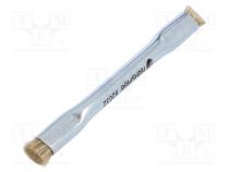 Tool  brush  horse hair  double sided  Handle material  metal