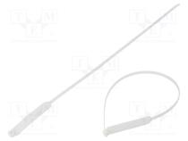 Cable tie  with label  L  360mm  W  4.8mm  polyamide  220N  natural