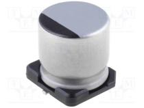 Capacitor  electrolytic  low ESR  SMD  220uF  100VDC  Ø18x16.5mm