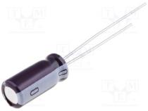 Capacitor  electrolytic  low ESR  THT  2200uF  63VDC  Ø18x40mm