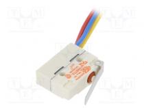 Microswitch SNAP ACTION  with lever  SPDT  3A/250VAC  ON-(ON)