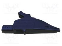 Crocodile clip  32A  black  1kV  Type  insulated