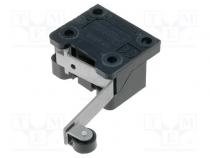Microswitch SNAP ACTION  with lever (with roller)  6A/400VAC