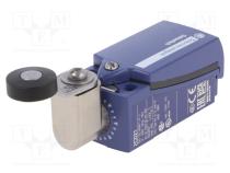 Limit switch  lever R 33mm, plastic roller Ø19mm  NO + NC  10A