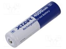 Аккум  Li-Ion  18650,MR18650  3,6В  4000мАч  Ø18,7x69,2мм  10А