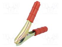Crocodile clip  200A  Grip capac  max.25mm  Overall len  110mm