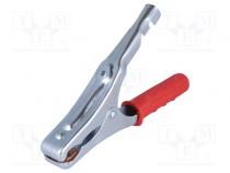 Crocodile clip  400A  Grip capac  max.50mm  Overall len  220mm
