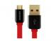AVACOM MIC-40R cable USB - Micro USB, 40cm, red