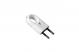 Flat plug without grounding D.3104 white