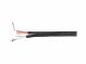 Black shielded cable RG-MD122-BAL