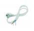 Flexo cord 3m 3x1, white, JT008 H05VV-F