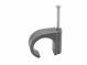 Cable clip with nail KSS NU-9N, round 24x25.8mm