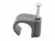 Cable clip with nail KSS NU-7N, round 16x17.7mm