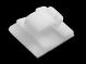 Cable clip - self-adhesive KSS FC-1208, 8.3mm, nylon, white