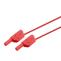 HC-RED-1.0M isolated measuring lead red