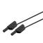 HC-BLACK-1.0M insulated measuring lead black
