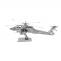 METAL EARTH  AH-64 Apache stavebnice, 3D kovový model