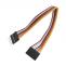 Connecting wire, 8 pins, 20cm, M/F