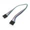 Connecting wire, 6 pins, 20cm, M/M