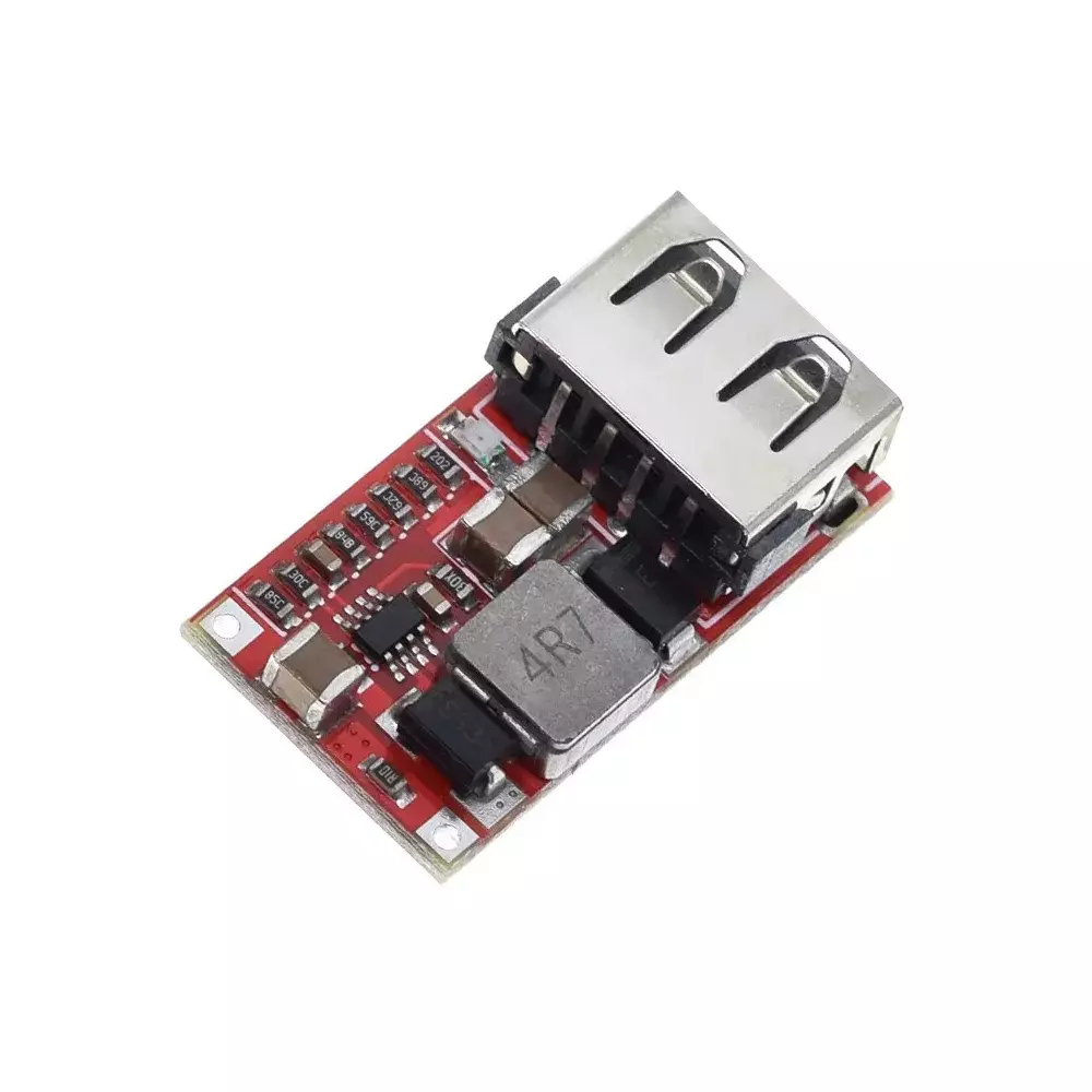 CREATALL CA-025 Vývojová dewithka DC-DC měniče with USB výwithtupem. Vwithtupní forpětí 6V-24V for 5V. max 3A