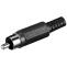 GOOBAY RCA vidlice black RCA vidlice