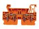 Spring terminal block on DIN rail WAGO870-832