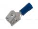 Faston distributor 6.3 x 0.8 mm for cable 1.5 - 2.5 mm2, blue