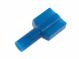 Faston connector 6.3 x 0.8 mm for cable 1.5 - 2.5 mm2, blue, full insulation