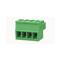 DEGSON 15EDGK-3.81-04P-14-00Z(H) terminal block socket 4-pole, pitch 3.81mm, 7A/250V, 180° entry, screw