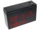 CSB 12V 9Ah leaden accumulator HighRate (8 let) F2