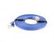 Flat network cable CAt6a, RJ45 5M blue