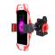 360 Degree Rotation Bicycle Phone Holder with Flexible Stretching Clip for iPhone 7 & 7 Plus / iPhone 6 & 6 Plus / (Red)