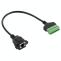 RJ45 plug on 8 pin terminal block length: 30 cm