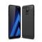 Brushed Texture Carbon Fiber Shockproof TPU Case for Galaxy A6+ (2018) (Black)