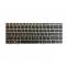 US Version Keyboard with Silver Frame for HP EliteBook 8470B 8470P 8470 8460 8460p 8460w ProBook 6460 6460b 6470