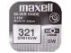 Non-rechargeable button cell battery 321 Maxell Silver Oxide 1pc Blister