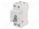 RCD breaker  Inom  40A  Ires  30mA  Poles  2  230/400V  DIN  IP20