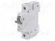 Circuit breaker  230/400VAC  Inom  1A  Poles  1  DIN  Charact  B  6kA