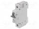 Circuit breaker  230/400VAC  Inom  63A  Poles  1  DIN  Charact  B