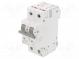 Circuit breaker  230/400VAC  Inom  16A  Poles  1+N  DIN  Charact  B