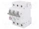 Circuit breaker  230/400VAC  Inom  16A  Poles  3  DIN  Charact  B