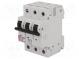 Circuit breaker  230/400VAC  Inom  32A  Poles  3  DIN  Charact  C
