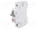 Circuit breaker  230/400VAC  Inom  10A  Poles  1  DIN  Charact  C