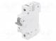 Circuit breaker  230/400VAC  Inom  63A  Poles  1  DIN  Charact  C
