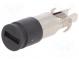 Adapter  cylindrical fuses  5x20mm  10A  -40÷85°C  Colour  black