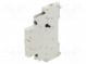 Auxiliary contacts  NC + NO  side  Leads  screw terminals  MPE25