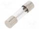 Fuse  fuse  time-lag  5A  250VAC  cylindrical,glass  5x20mm  brass