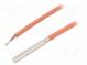 Sensor  temperature  Pt100  cl.B  Body dim  Ø5.7x28mm  plug-in