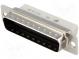 D-Sub  PIN  25  plug  male  w/o contacts