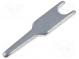 Solder lug  1.6mm  0.4mm  THT,soldering  tinned  bronze